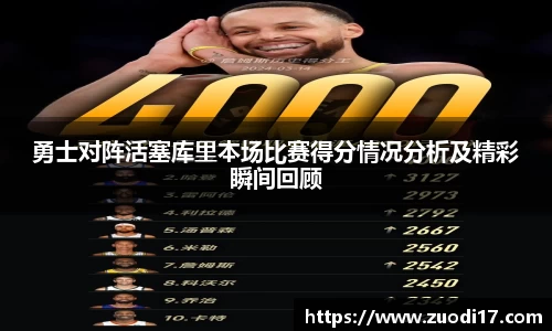勇士对阵活塞库里本场比赛得分情况分析及精彩瞬间回顾